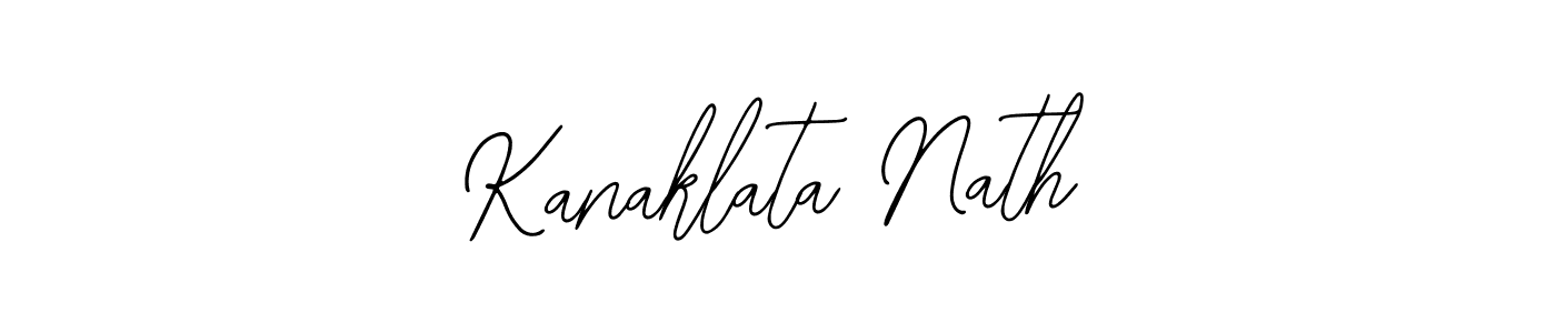 Use a signature maker to create a handwritten signature online. With this signature software, you can design (Bearetta-2O07w) your own signature for name Kanaklata Nath. Kanaklata Nath signature style 12 images and pictures png