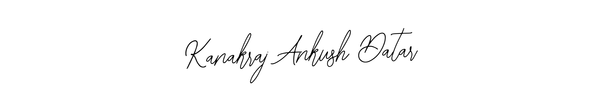 The best way (Bearetta-2O07w) to make a short signature is to pick only two or three words in your name. The name Kanakraj Ankush Datar include a total of six letters. For converting this name. Kanakraj Ankush Datar signature style 12 images and pictures png