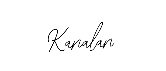 Design your own signature with our free online signature maker. With this signature software, you can create a handwritten (Bearetta-2O07w) signature for name Kanalan. Kanalan signature style 12 images and pictures png