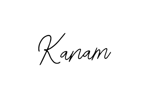 How to make Kanam name signature. Use Bearetta-2O07w style for creating short signs online. This is the latest handwritten sign. Kanam signature style 12 images and pictures png