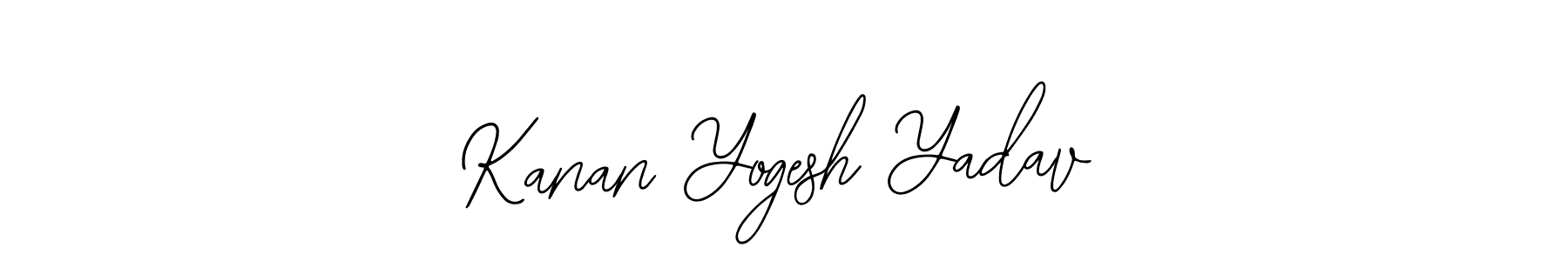 Design your own signature with our free online signature maker. With this signature software, you can create a handwritten (Bearetta-2O07w) signature for name Kanan Yogesh Yadav. Kanan Yogesh Yadav signature style 12 images and pictures png