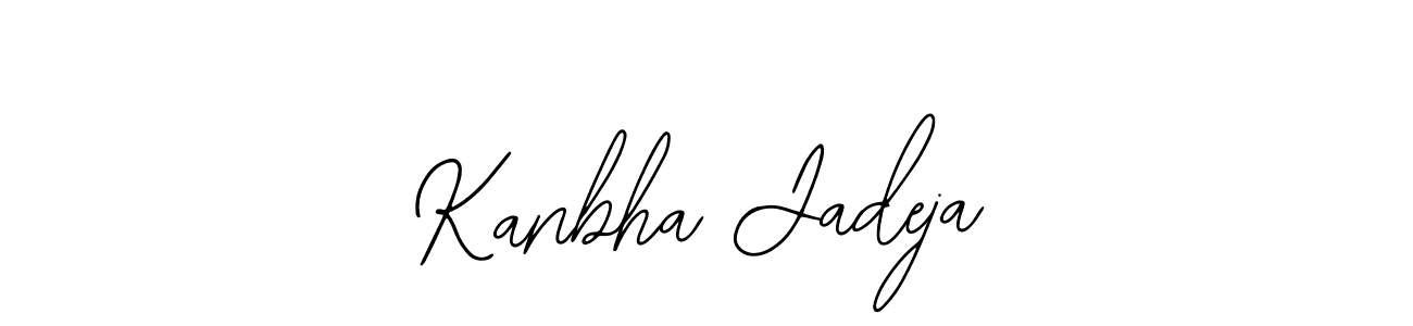 Design your own signature with our free online signature maker. With this signature software, you can create a handwritten (Bearetta-2O07w) signature for name Kanbha Jadeja. Kanbha Jadeja signature style 12 images and pictures png