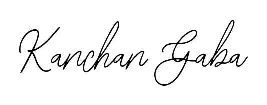 Make a beautiful signature design for name Kanchan Gaba. Use this online signature maker to create a handwritten signature for free. Kanchan Gaba signature style 12 images and pictures png