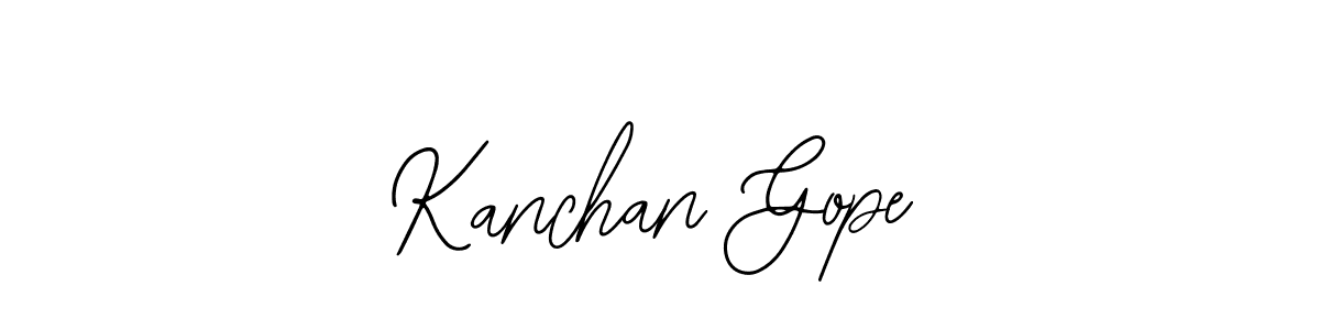 The best way (Bearetta-2O07w) to make a short signature is to pick only two or three words in your name. The name Kanchan Gope include a total of six letters. For converting this name. Kanchan Gope signature style 12 images and pictures png