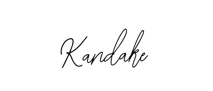 Use a signature maker to create a handwritten signature online. With this signature software, you can design (Bearetta-2O07w) your own signature for name Kandake. Kandake signature style 12 images and pictures png