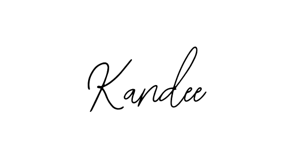 Use a signature maker to create a handwritten signature online. With this signature software, you can design (Bearetta-2O07w) your own signature for name Kandee. Kandee signature style 12 images and pictures png