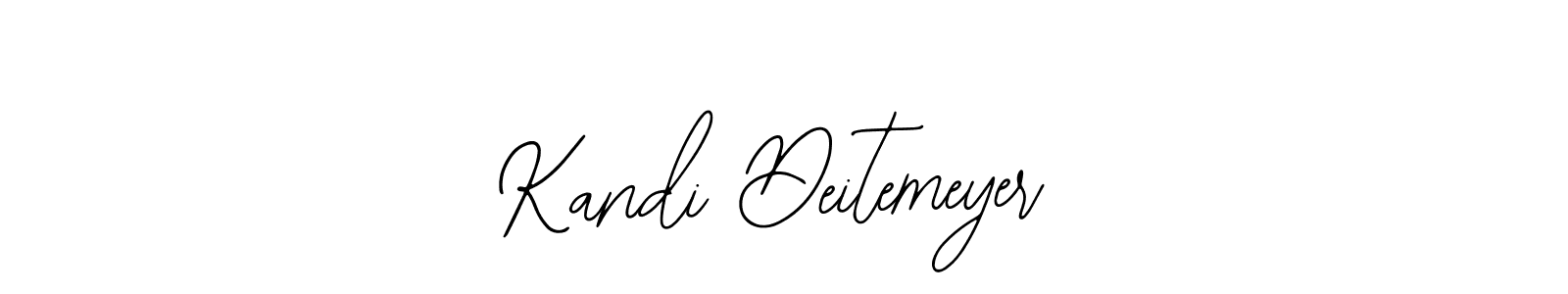 Make a beautiful signature design for name Kandi Deitemeyer. Use this online signature maker to create a handwritten signature for free. Kandi Deitemeyer signature style 12 images and pictures png