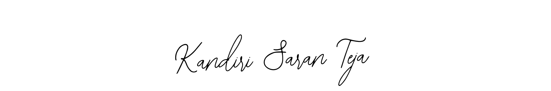 Also we have Kandiri Saran Teja name is the best signature style. Create professional handwritten signature collection using Bearetta-2O07w autograph style. Kandiri Saran Teja signature style 12 images and pictures png