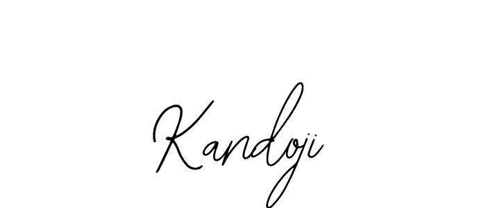 How to make Kandoji signature? Bearetta-2O07w is a professional autograph style. Create handwritten signature for Kandoji name. Kandoji signature style 12 images and pictures png