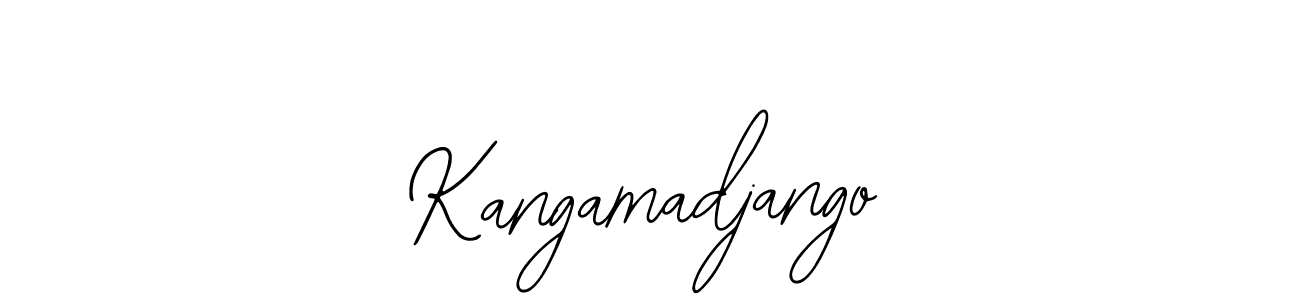 How to make Kangamadjango name signature. Use Bearetta-2O07w style for creating short signs online. This is the latest handwritten sign. Kangamadjango signature style 12 images and pictures png
