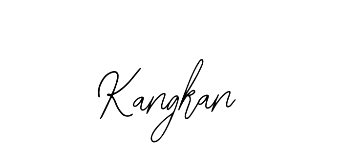 Use a signature maker to create a handwritten signature online. With this signature software, you can design (Bearetta-2O07w) your own signature for name Kangkan. Kangkan signature style 12 images and pictures png