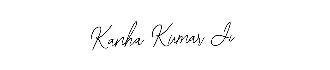 How to make Kanha Kumar Ji name signature. Use Bearetta-2O07w style for creating short signs online. This is the latest handwritten sign. Kanha Kumar Ji signature style 12 images and pictures png