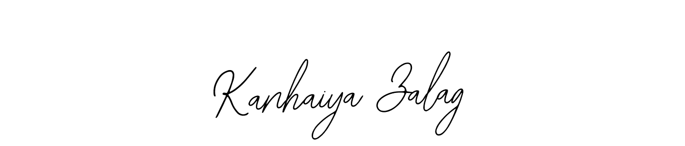 if you are searching for the best signature style for your name Kanhaiya Zalag. so please give up your signature search. here we have designed multiple signature styles  using Bearetta-2O07w. Kanhaiya Zalag signature style 12 images and pictures png