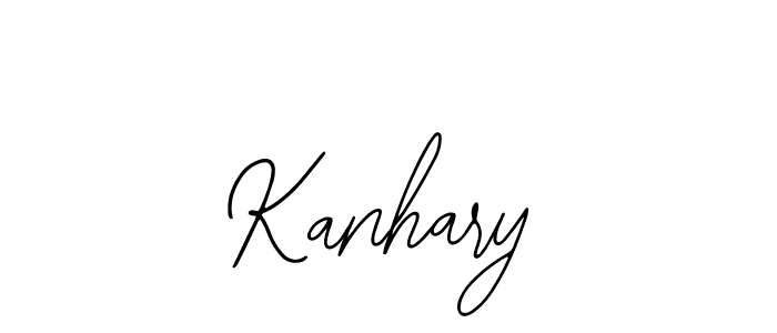 Design your own signature with our free online signature maker. With this signature software, you can create a handwritten (Bearetta-2O07w) signature for name Kanhary. Kanhary signature style 12 images and pictures png