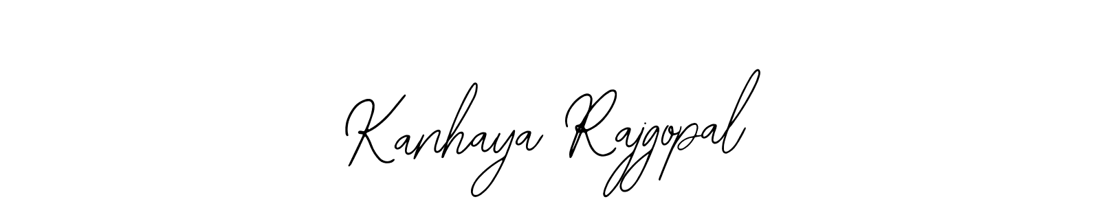 How to make Kanhaya Rajgopal signature? Bearetta-2O07w is a professional autograph style. Create handwritten signature for Kanhaya Rajgopal name. Kanhaya Rajgopal signature style 12 images and pictures png