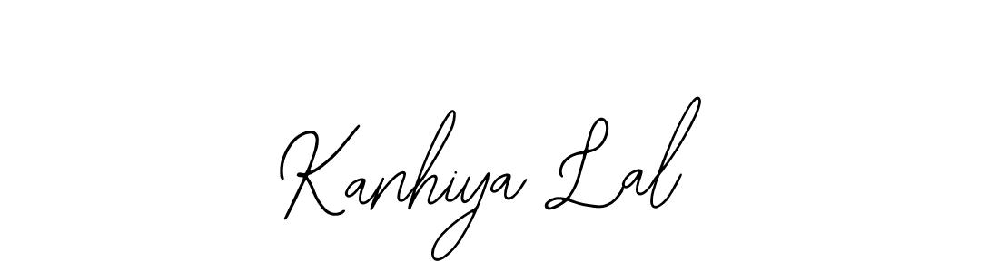 How to make Kanhiya Lal name signature. Use Bearetta-2O07w style for creating short signs online. This is the latest handwritten sign. Kanhiya Lal signature style 12 images and pictures png