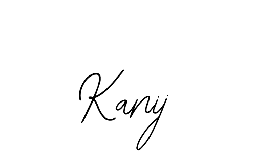 You should practise on your own different ways (Bearetta-2O07w) to write your name (Kanij) in signature. don't let someone else do it for you. Kanij signature style 12 images and pictures png