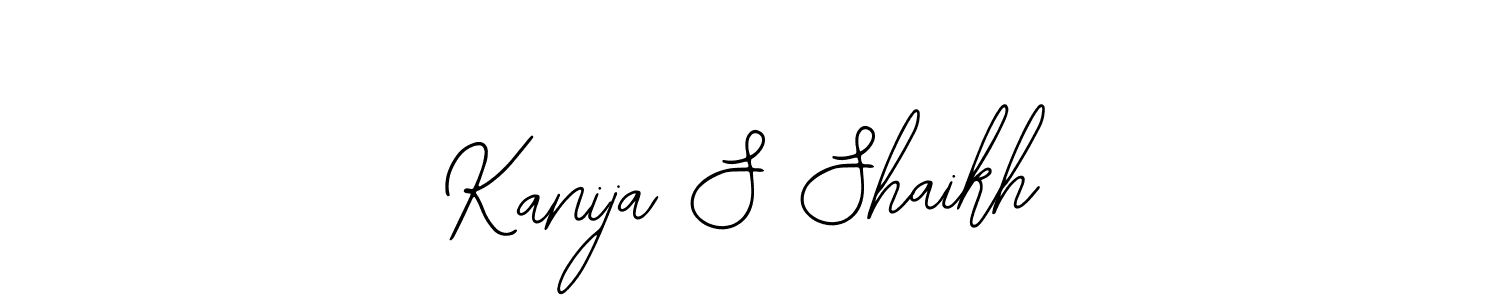 Similarly Bearetta-2O07w is the best handwritten signature design. Signature creator online .You can use it as an online autograph creator for name Kanija S Shaikh. Kanija S Shaikh signature style 12 images and pictures png