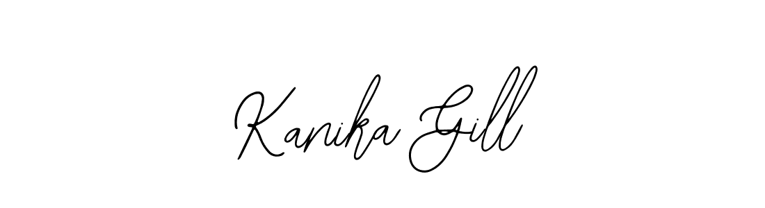 Similarly Bearetta-2O07w is the best handwritten signature design. Signature creator online .You can use it as an online autograph creator for name Kanika Gill. Kanika Gill signature style 12 images and pictures png