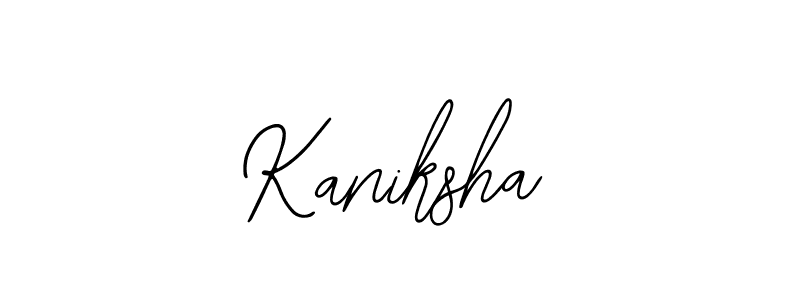 Use a signature maker to create a handwritten signature online. With this signature software, you can design (Bearetta-2O07w) your own signature for name Kaniksha. Kaniksha signature style 12 images and pictures png