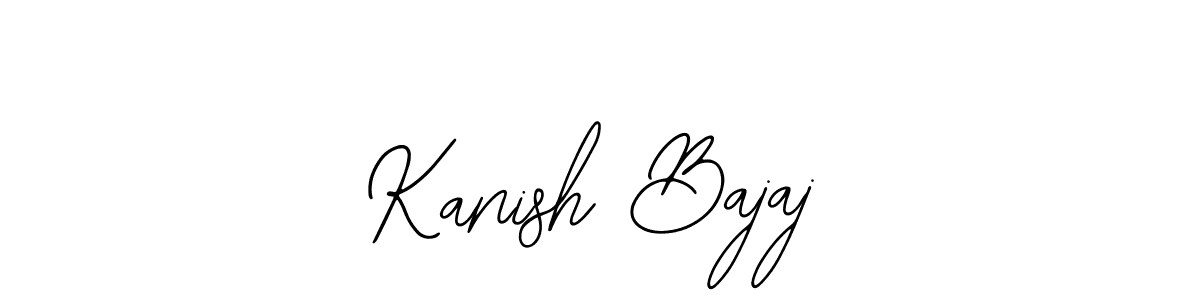 Make a beautiful signature design for name Kanish Bajaj. Use this online signature maker to create a handwritten signature for free. Kanish Bajaj signature style 12 images and pictures png
