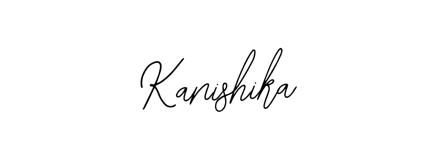 How to make Kanishika signature? Bearetta-2O07w is a professional autograph style. Create handwritten signature for Kanishika name. Kanishika signature style 12 images and pictures png