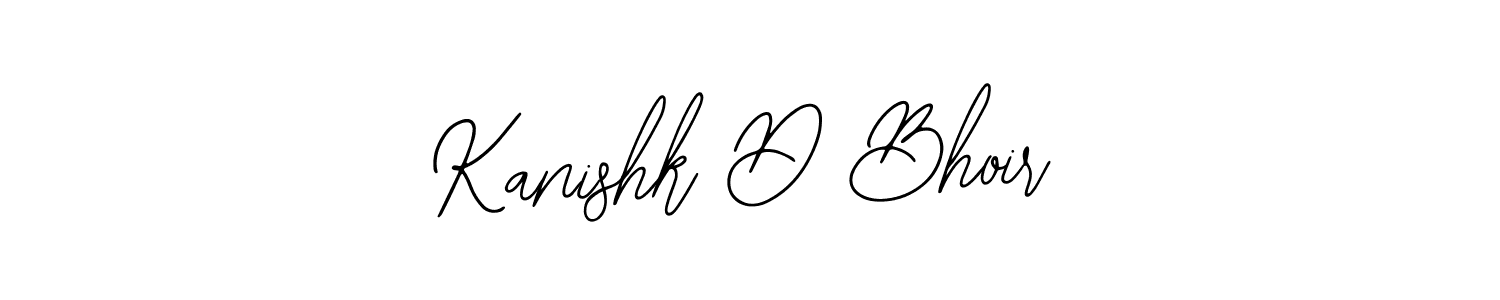 Similarly Bearetta-2O07w is the best handwritten signature design. Signature creator online .You can use it as an online autograph creator for name Kanishk D Bhoir. Kanishk D Bhoir signature style 12 images and pictures png