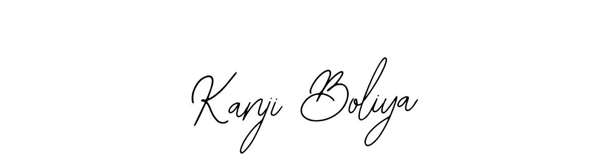 Best and Professional Signature Style for Kanji Boliya. Bearetta-2O07w Best Signature Style Collection. Kanji Boliya signature style 12 images and pictures png