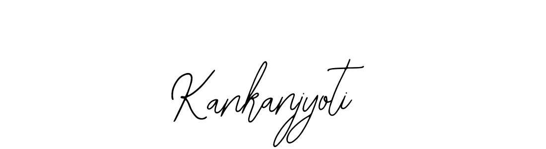 Use a signature maker to create a handwritten signature online. With this signature software, you can design (Bearetta-2O07w) your own signature for name Kankanjyoti. Kankanjyoti signature style 12 images and pictures png