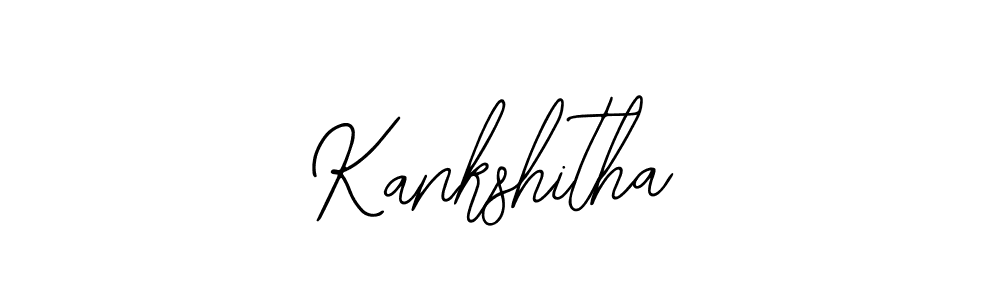 How to make Kankshitha name signature. Use Bearetta-2O07w style for creating short signs online. This is the latest handwritten sign. Kankshitha signature style 12 images and pictures png