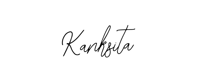 Similarly Bearetta-2O07w is the best handwritten signature design. Signature creator online .You can use it as an online autograph creator for name Kanksita. Kanksita signature style 12 images and pictures png