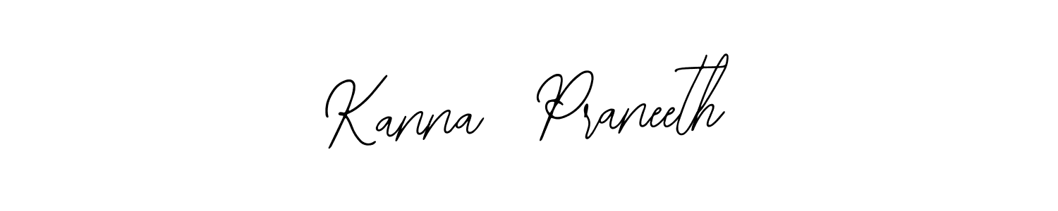 Kanna  Praneeth stylish signature style. Best Handwritten Sign (Bearetta-2O07w) for my name. Handwritten Signature Collection Ideas for my name Kanna  Praneeth. Kanna  Praneeth signature style 12 images and pictures png
