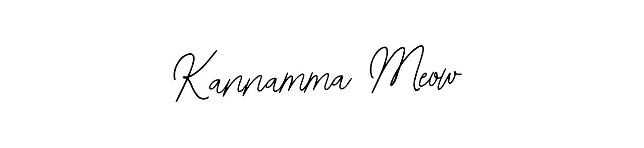 if you are searching for the best signature style for your name Kannamma Meow. so please give up your signature search. here we have designed multiple signature styles  using Bearetta-2O07w. Kannamma Meow signature style 12 images and pictures png