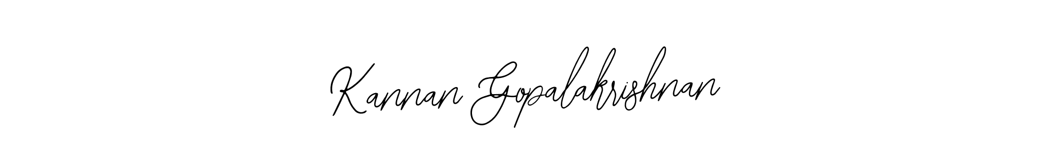 Make a beautiful signature design for name Kannan Gopalakrishnan. With this signature (Bearetta-2O07w) style, you can create a handwritten signature for free. Kannan Gopalakrishnan signature style 12 images and pictures png