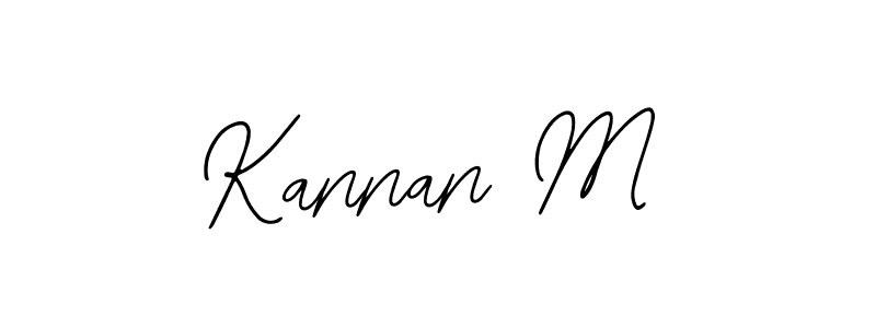 Similarly Bearetta-2O07w is the best handwritten signature design. Signature creator online .You can use it as an online autograph creator for name Kannan M. Kannan M signature style 12 images and pictures png