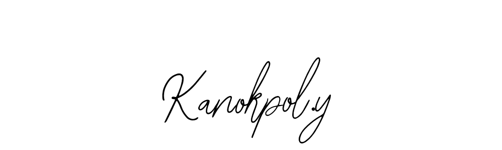 if you are searching for the best signature style for your name Kanokpol.y. so please give up your signature search. here we have designed multiple signature styles  using Bearetta-2O07w. Kanokpol.y signature style 12 images and pictures png