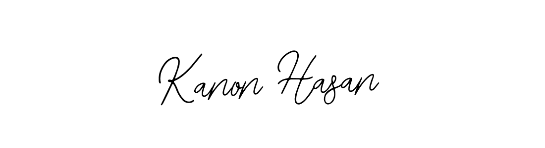 How to make Kanon Hasan signature? Bearetta-2O07w is a professional autograph style. Create handwritten signature for Kanon Hasan name. Kanon Hasan signature style 12 images and pictures png