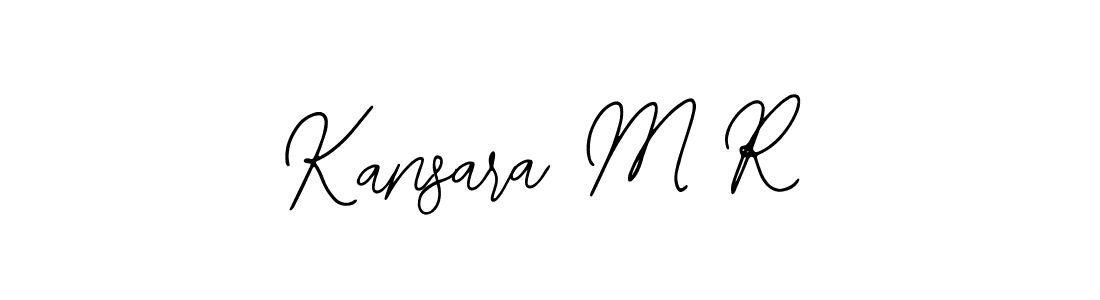 Use a signature maker to create a handwritten signature online. With this signature software, you can design (Bearetta-2O07w) your own signature for name Kansara M R. Kansara M R signature style 12 images and pictures png