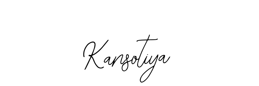 if you are searching for the best signature style for your name Kansotiya. so please give up your signature search. here we have designed multiple signature styles  using Bearetta-2O07w. Kansotiya signature style 12 images and pictures png