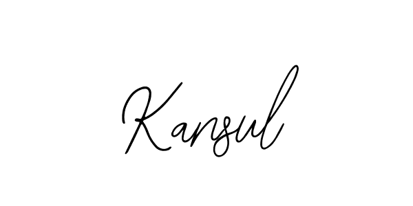 Make a beautiful signature design for name Kansul. With this signature (Bearetta-2O07w) style, you can create a handwritten signature for free. Kansul signature style 12 images and pictures png