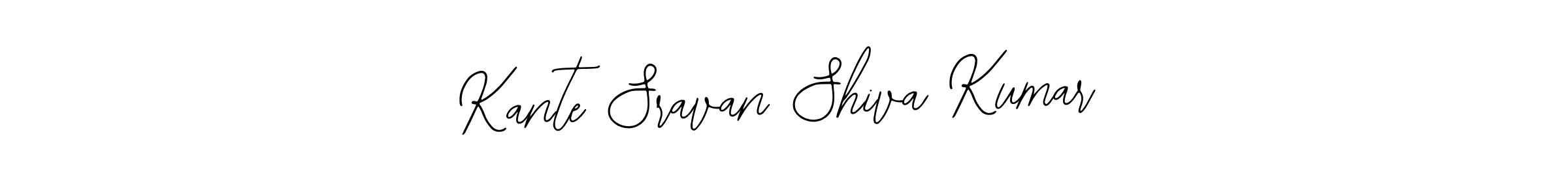 Create a beautiful signature design for name Kante Sravan Shiva Kumar. With this signature (Bearetta-2O07w) fonts, you can make a handwritten signature for free. Kante Sravan Shiva Kumar signature style 12 images and pictures png