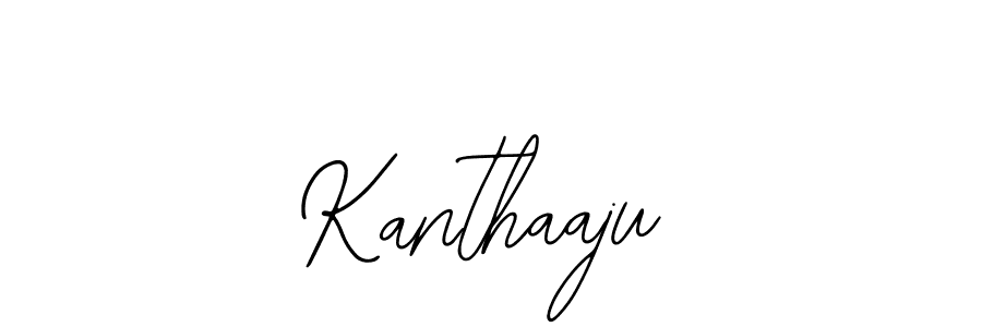 Design your own signature with our free online signature maker. With this signature software, you can create a handwritten (Bearetta-2O07w) signature for name Kanthaaju. Kanthaaju signature style 12 images and pictures png