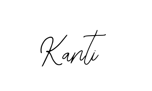 Design your own signature with our free online signature maker. With this signature software, you can create a handwritten (Bearetta-2O07w) signature for name Kanti. Kanti signature style 12 images and pictures png