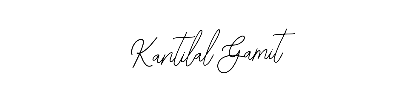 Kantilal Gamit stylish signature style. Best Handwritten Sign (Bearetta-2O07w) for my name. Handwritten Signature Collection Ideas for my name Kantilal Gamit. Kantilal Gamit signature style 12 images and pictures png