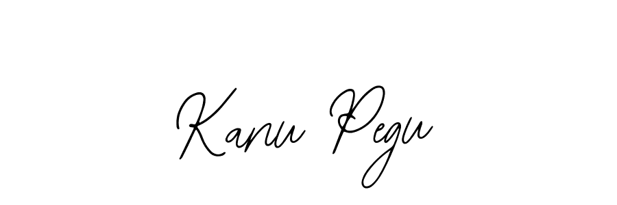 Also we have Kanu Pegu name is the best signature style. Create professional handwritten signature collection using Bearetta-2O07w autograph style. Kanu Pegu signature style 12 images and pictures png