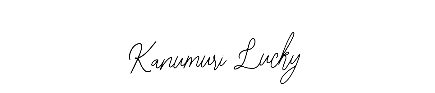 Make a beautiful signature design for name Kanumuri Lucky. Use this online signature maker to create a handwritten signature for free. Kanumuri Lucky signature style 12 images and pictures png