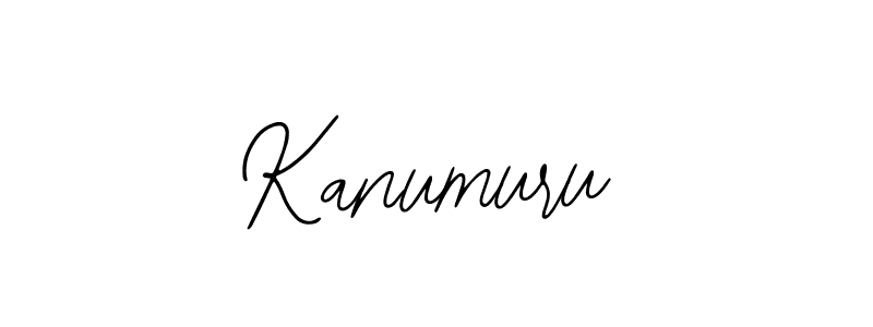 How to make Kanumuru signature? Bearetta-2O07w is a professional autograph style. Create handwritten signature for Kanumuru name. Kanumuru signature style 12 images and pictures png
