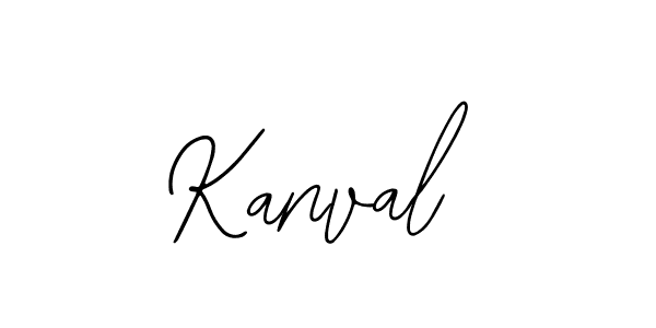 Kanval stylish signature style. Best Handwritten Sign (Bearetta-2O07w) for my name. Handwritten Signature Collection Ideas for my name Kanval. Kanval signature style 12 images and pictures png
