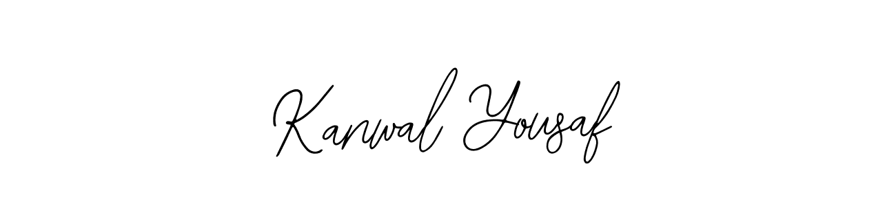 How to Draw Kanwal Yousaf signature style? Bearetta-2O07w is a latest design signature styles for name Kanwal Yousaf. Kanwal Yousaf signature style 12 images and pictures png