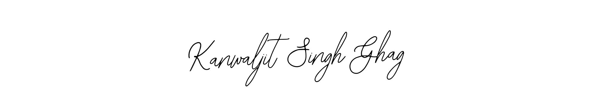 Use a signature maker to create a handwritten signature online. With this signature software, you can design (Bearetta-2O07w) your own signature for name Kanwaljit Singh Ghag. Kanwaljit Singh Ghag signature style 12 images and pictures png